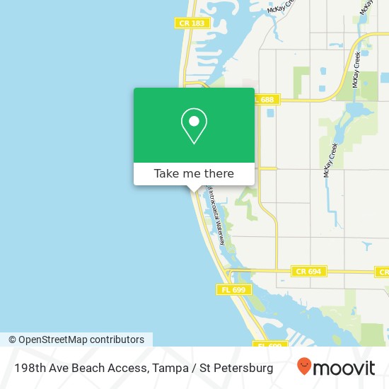 Mapa de 198th Ave Beach Access