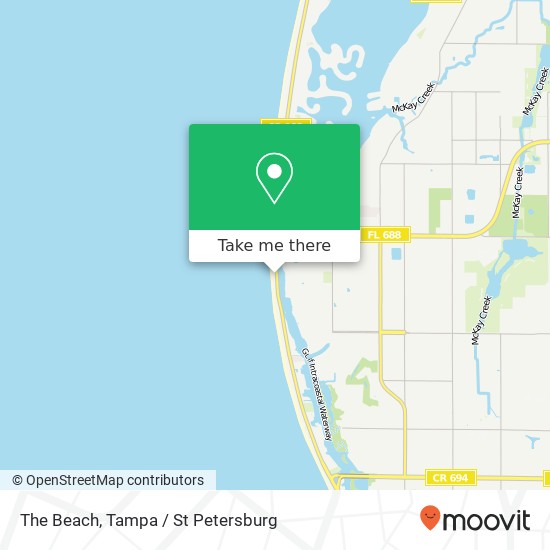 Mapa de The Beach