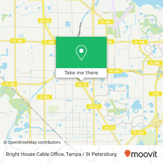 Bright House Cable Office map