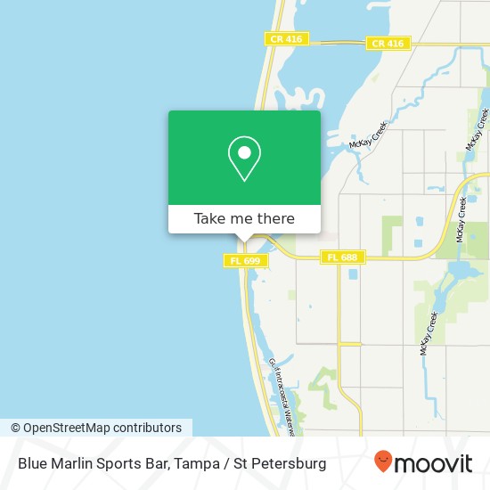 Blue Marlin Sports Bar map