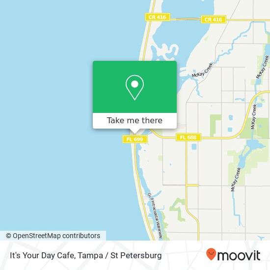 It's Your Day Cafe map