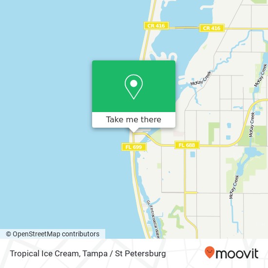 Tropical Ice Cream map