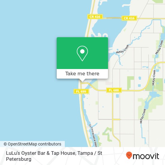 LuLu's Oyster Bar & Tap House map