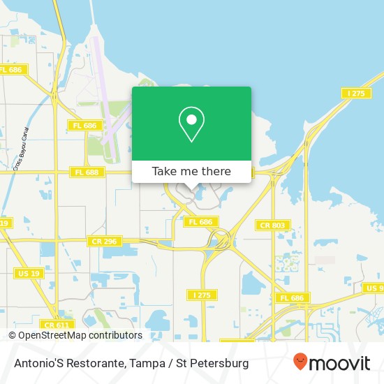 Mapa de Antonio'S  Restorante