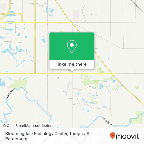 Bloomingdale Radiology Center map