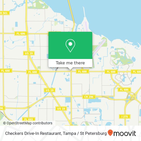 Mapa de Checkers Drive-In Restaurant