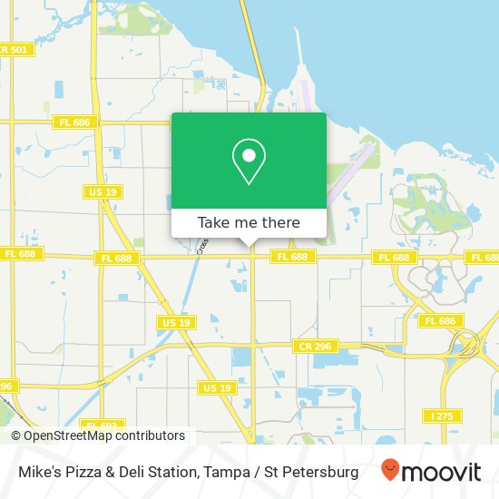 Mapa de Mike's Pizza & Deli Station