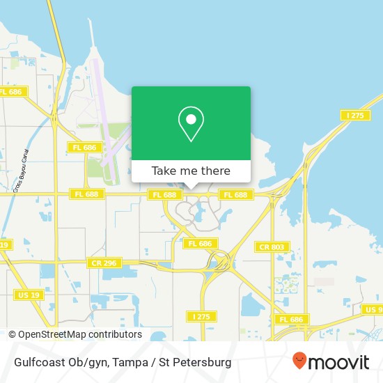 Gulfcoast Ob/gyn map