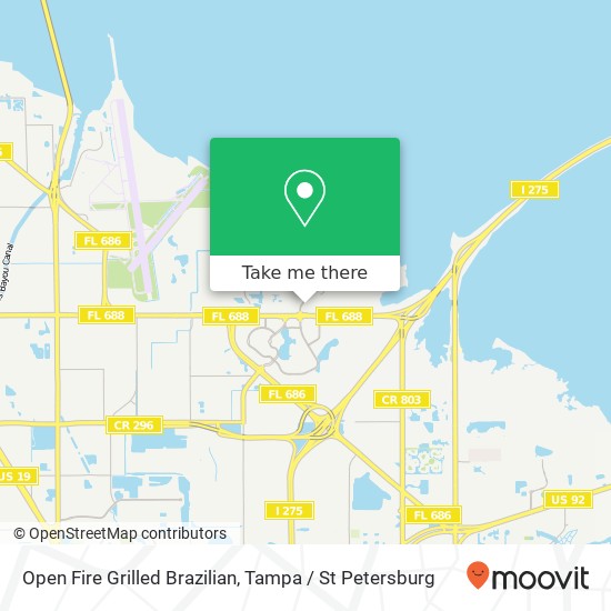 Mapa de Open Fire Grilled Brazilian