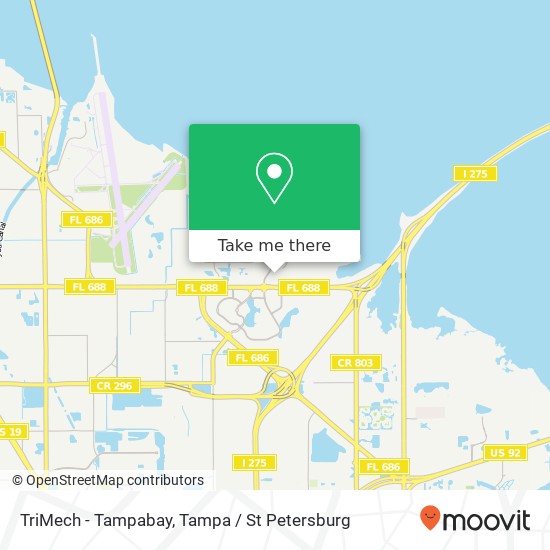 Mapa de TriMech - Tampabay