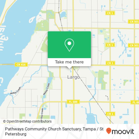 Pathways Community Church Sanctuary map