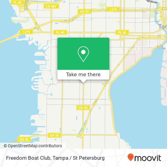 Freedom Boat Club map