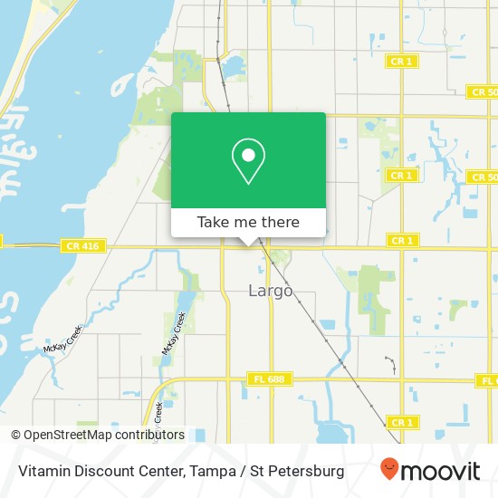 Mapa de Vitamin Discount Center