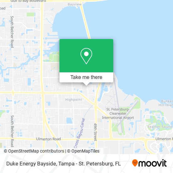 Mapa de Duke Energy Bayside