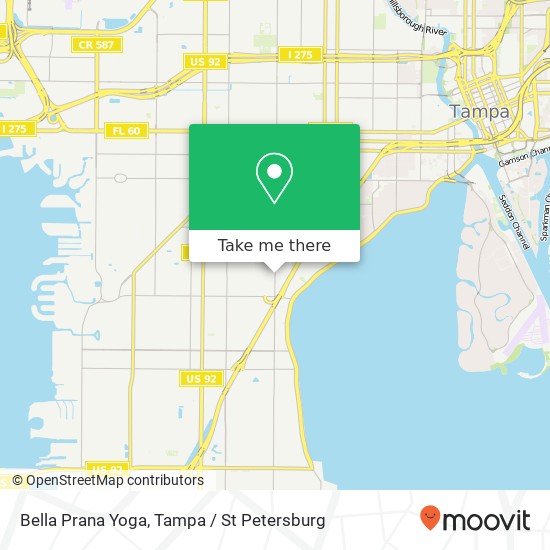 Mapa de Bella Prana Yoga