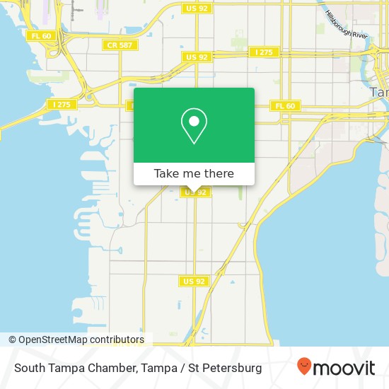 South Tampa Chamber map