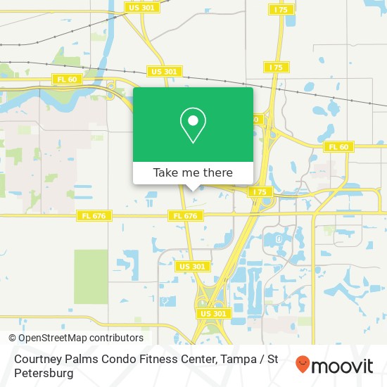 Mapa de Courtney Palms Condo Fitness Center