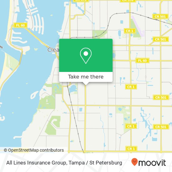 All Lines Insurance Group map