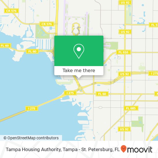 Tampa Housing Authority map