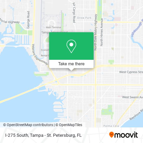 I-275 South map