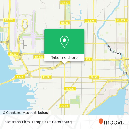 Mattress Firm map