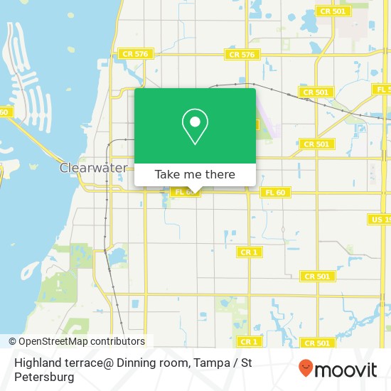 Mapa de Highland terrace@ Dinning room