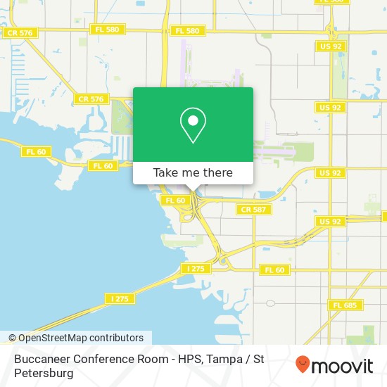 Buccaneer Conference Room - HPS map