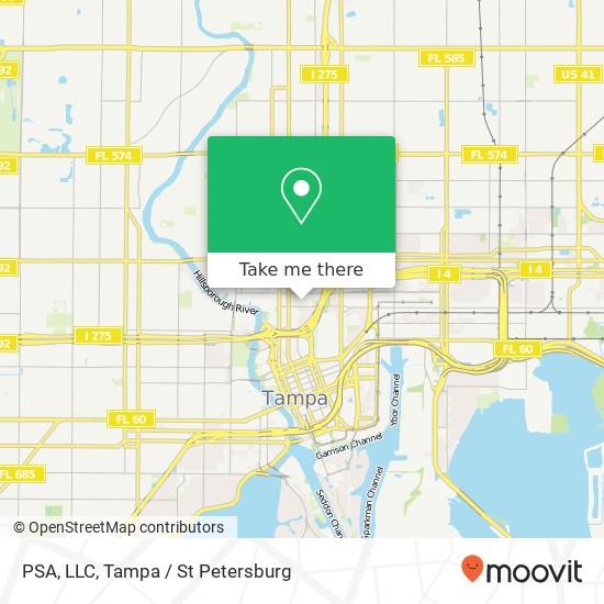 PSA, LLC map