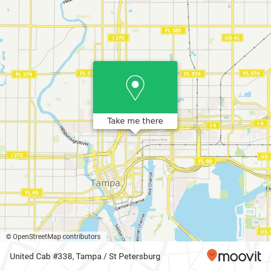Mapa de United Cab #338