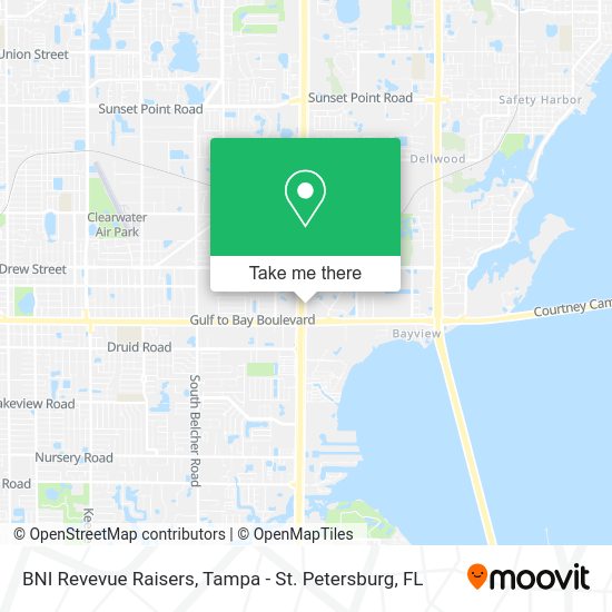 BNI Revevue Raisers map