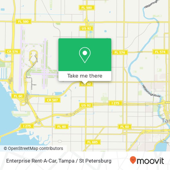 Mapa de Enterprise Rent-A-Car