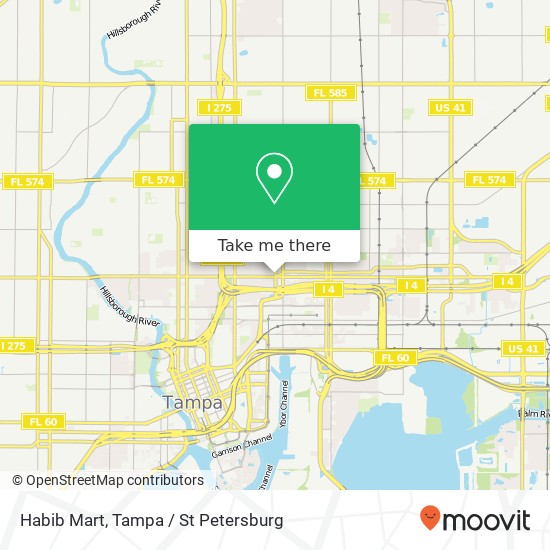 Habib Mart map