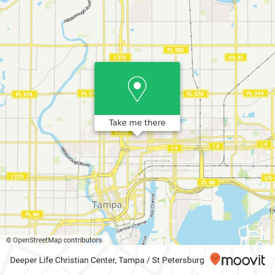 Mapa de Deeper Life Christian Center