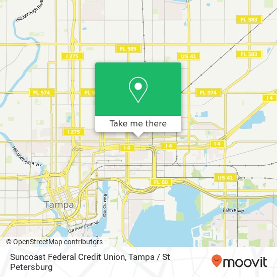 Suncoast Federal Credit Union map