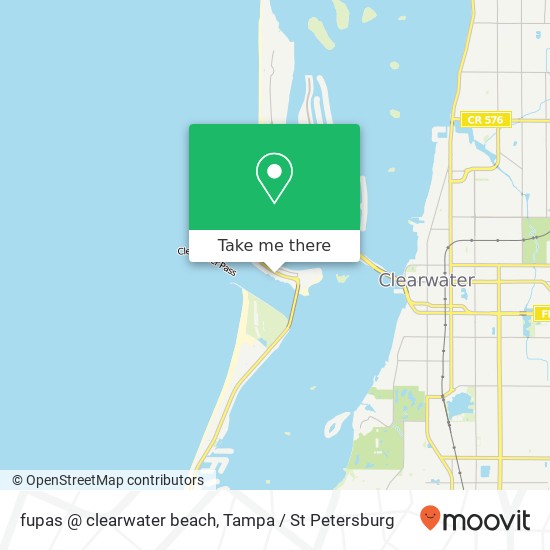 Mapa de fupas @ clearwater beach