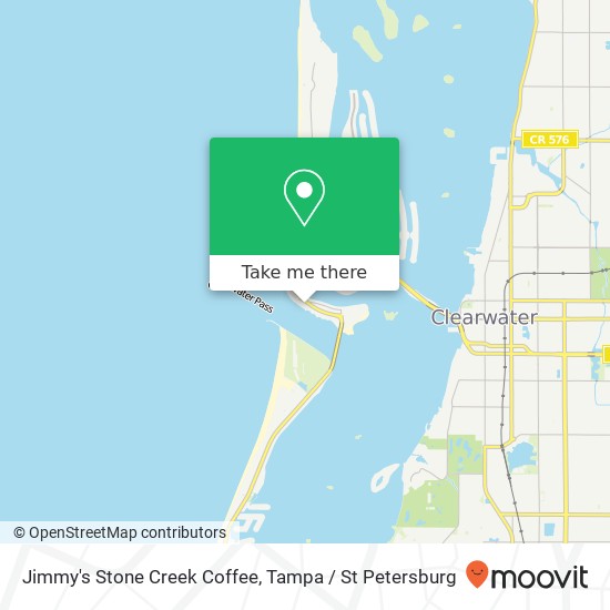 Mapa de Jimmy's Stone Creek Coffee