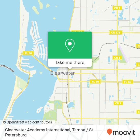 Clearwater Academy International map