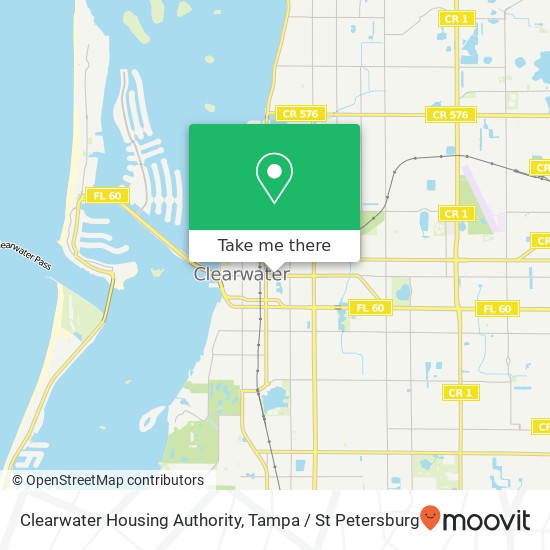 Clearwater Housing Authority map