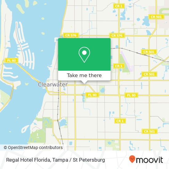 Mapa de Regal Hotel Florida