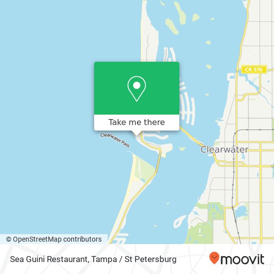 Mapa de Sea Guini Restaurant