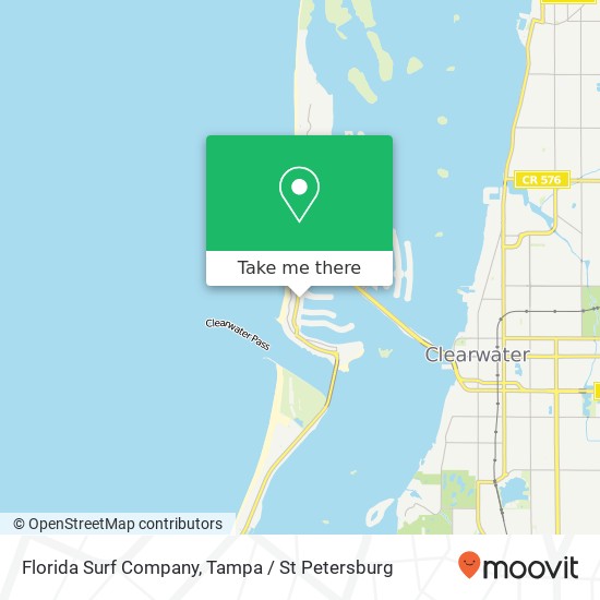 Florida Surf Company map