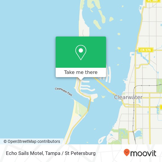 Echo Sails Motel map