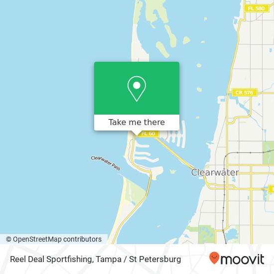 Reel Deal Sportfishing map