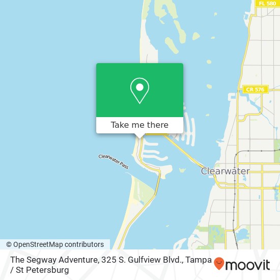 The Segway Adventure, 325 S. Gulfview Blvd. map