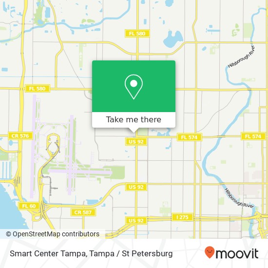 Smart Center Tampa map