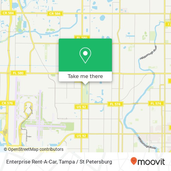 Enterprise Rent-A-Car map