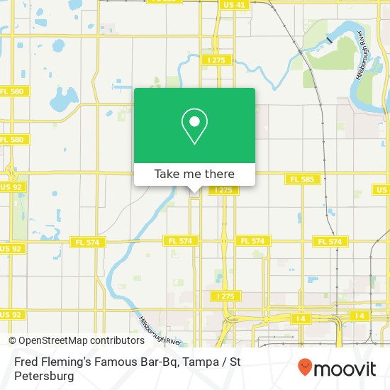 Fred Fleming's Famous Bar-Bq map