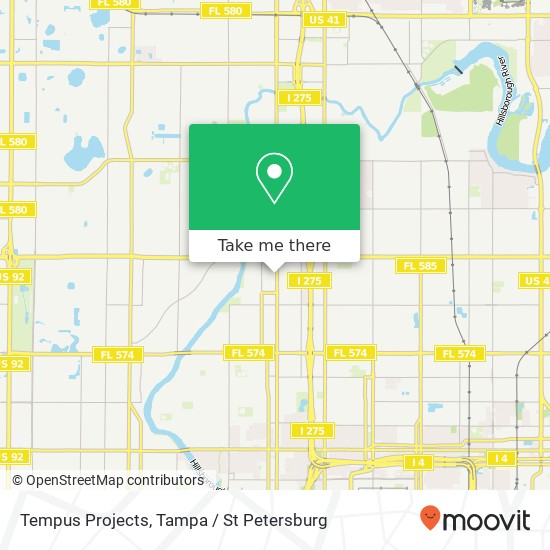 Tempus Projects map