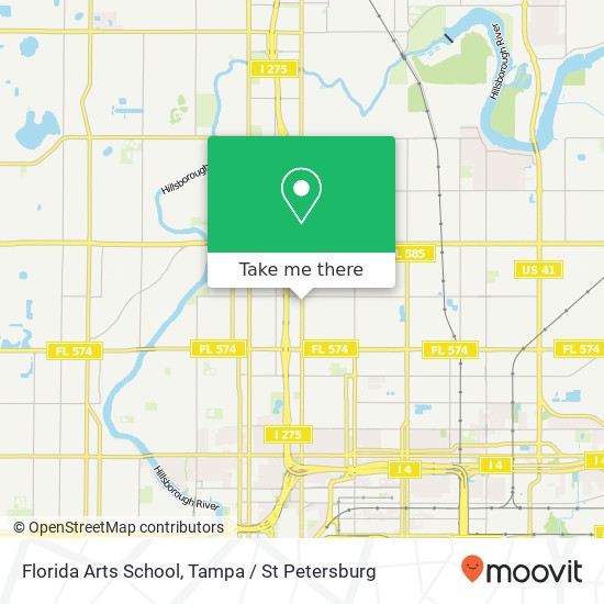 Mapa de Florida Arts School