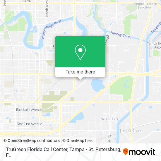 Mapa de TruGreen Florida Call Center